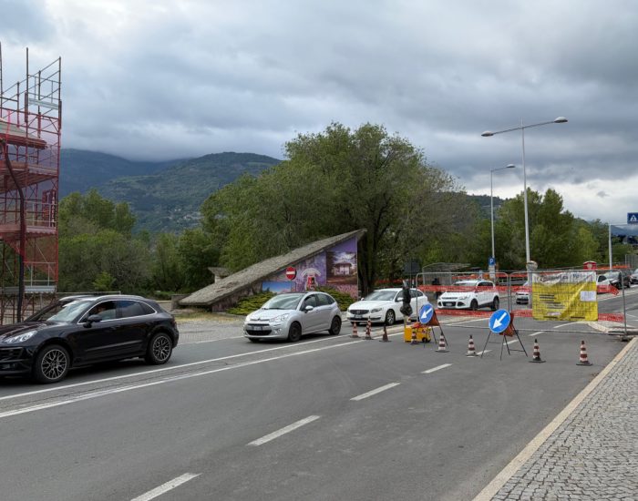 Traffico a Pont-Suaz