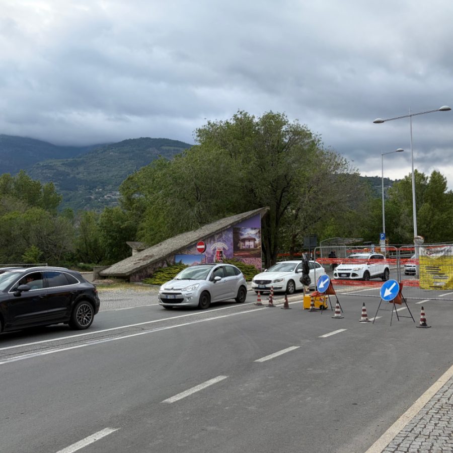 Traffico a Pont-Suaz