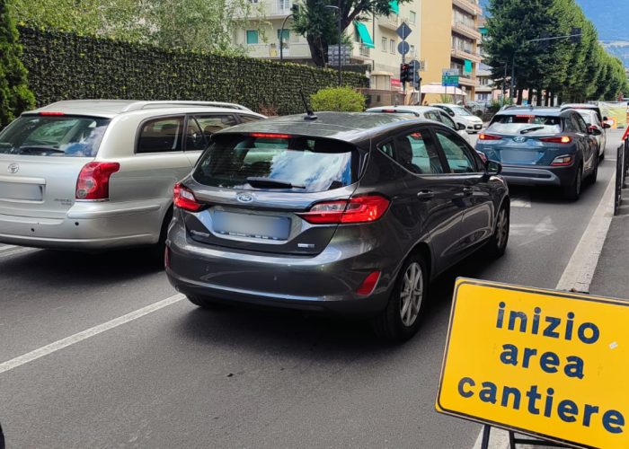 Traffico via Saint Martin