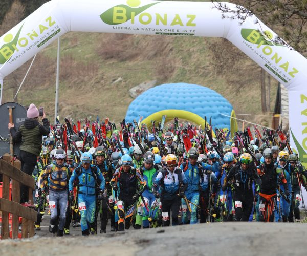 Sci alpinismo, Trofeo Bozzetti Bionaz, Bionaz (AO), partenza del Trofeo Bozzetti Bionaz Photo credit: