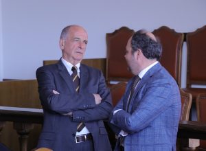 Augusto Rollandin in aula.