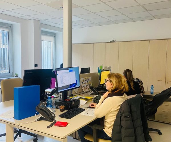 L'ufficio della Centrale operativa territoriale dell'Usl