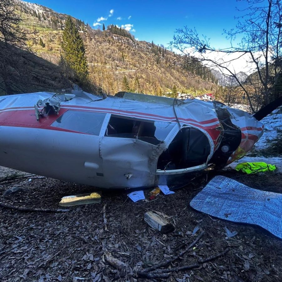 Ultraleggero caduto a Champorcher