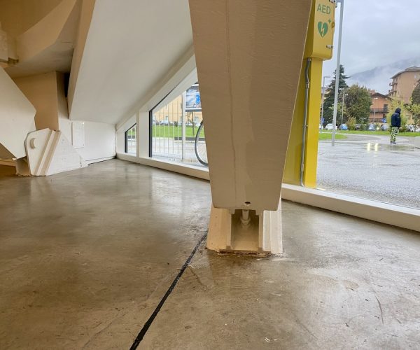 Univda Università della Valle d'Aosta nuova sede pioggia piove