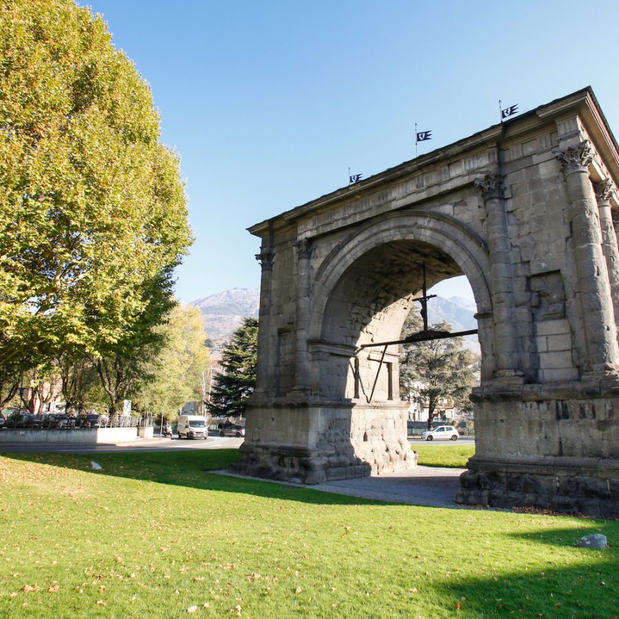 VALLE D'AOSTA Aosta Arco d'Augusto (FOTO REGIONE AUTONOMA VALLE D'AOSTA)