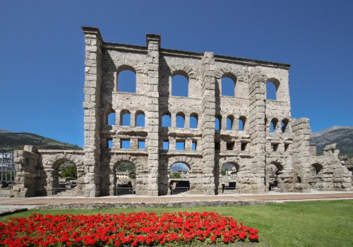 VALLE D'AOSTA Teatro Romano Aosta (FOTO REGIONE AUTONOMA VALLE D'AOSTA)