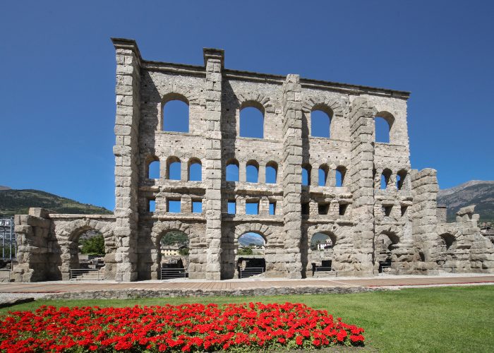 VALLE D'AOSTA Teatro Romano Aosta (FOTO REGIONE AUTONOMA VALLE D'AOSTA)