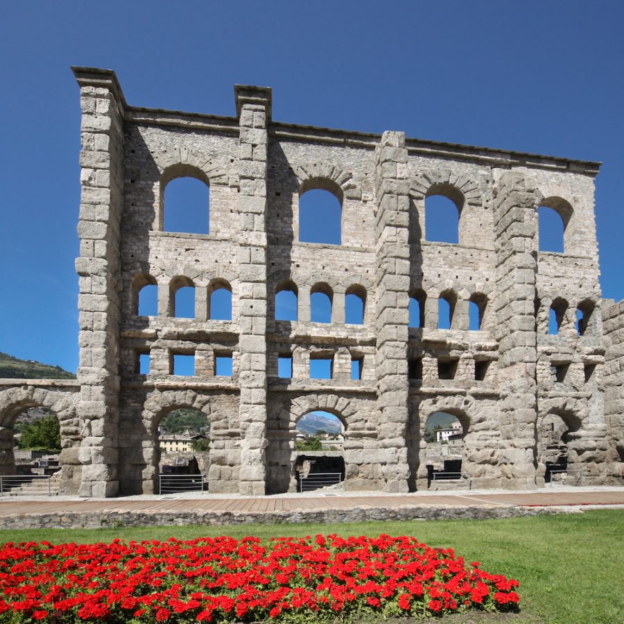 VALLE D'AOSTA Teatro Romano Aosta (FOTO REGIONE AUTONOMA VALLE D'AOSTA)