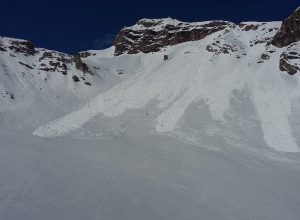 La valanga caduta sotto lo Stolemberg.