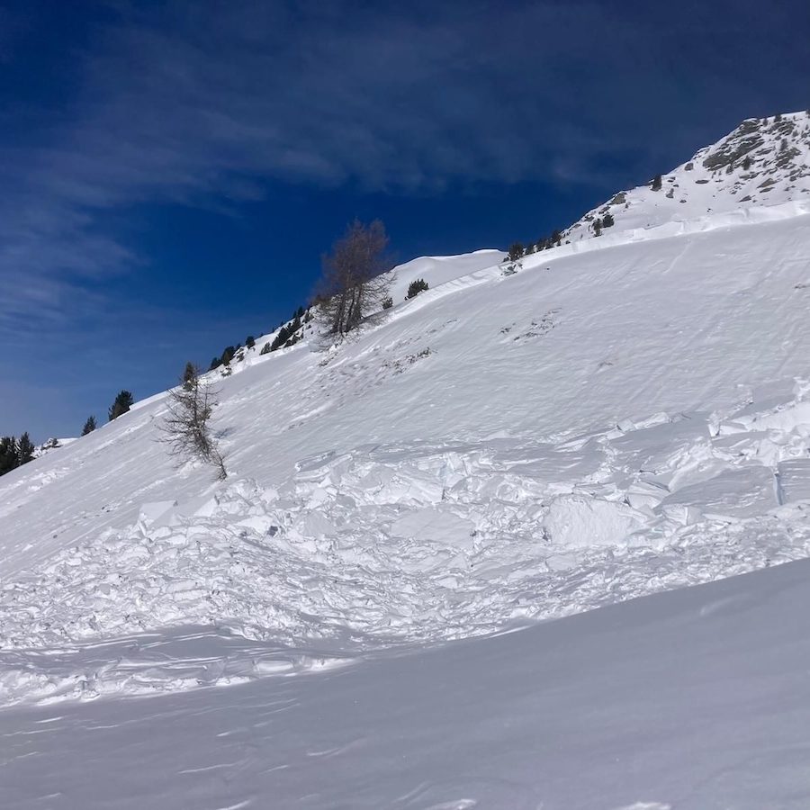 Valanga punta Valletta
