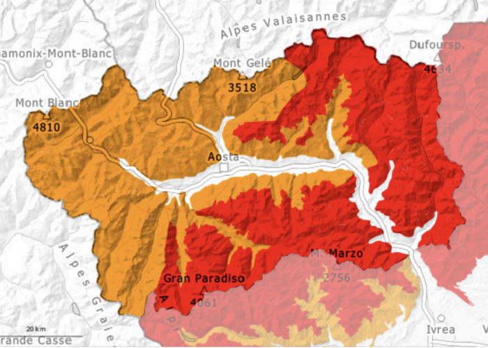 Valanghe Grado di pericolo Forte