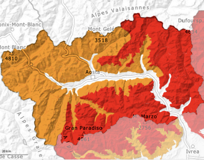 Valanghe Grado di pericolo Forte