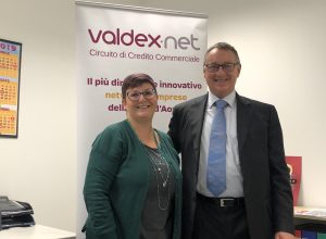 Da sx la broker Raffaella Orella e l'a.d. Marco Bertignono