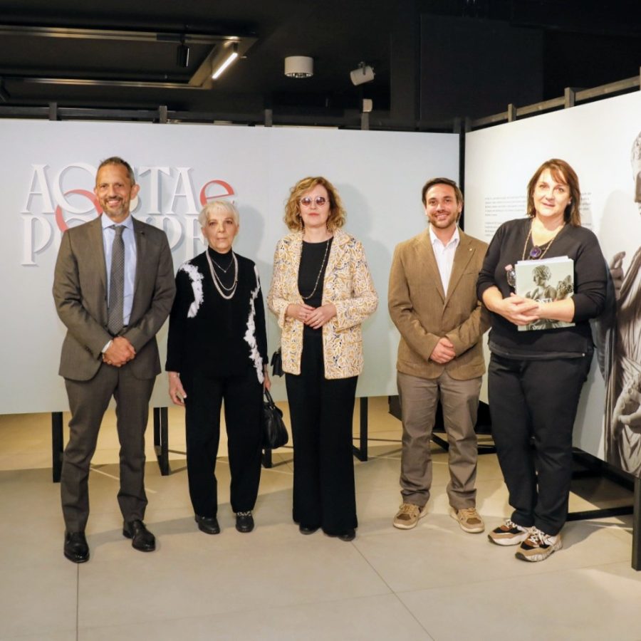 Vernissage della mostra Aosta e Pompei