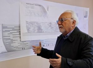 Bruno Milanesio all'epoca della presidenza della NUV.