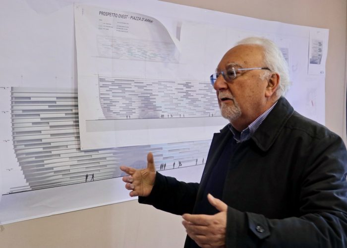 Bruno Milanesio all'epoca della presidenza della NUV.