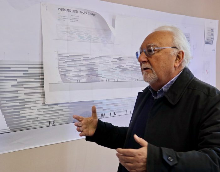 Bruno Milanesio all'epoca della presidenza della NUV.
