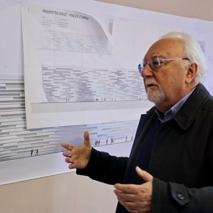 Bruno Milanesio all'epoca della presidenza della NUV.