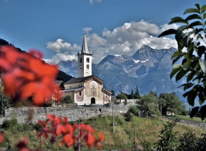 Vista su Roisan Foto Comune di Roisan