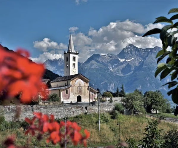 Vista su Roisan Foto Comune di Roisan