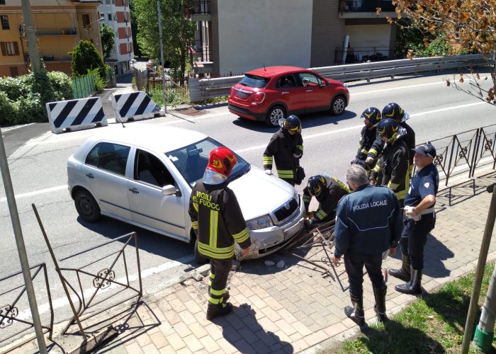 Incidente in via Parigi, ad Aosta