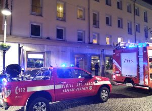 intervento vigili del fuoco via Conseil des Commis