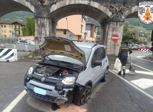 L'incidente in via Chamolé, ad Aosta