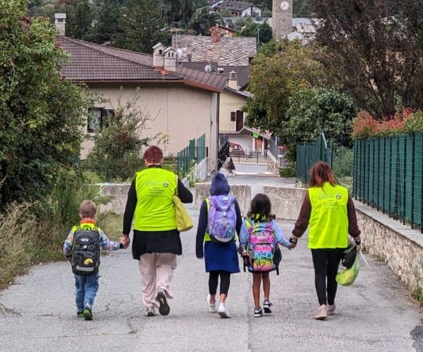 Il servizio pedibus a Quart