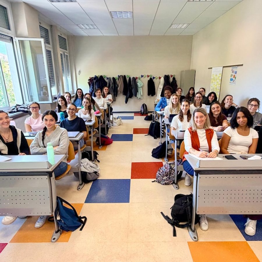 Gli iscritti al Corso di laurea in Infermieristica di Aosta