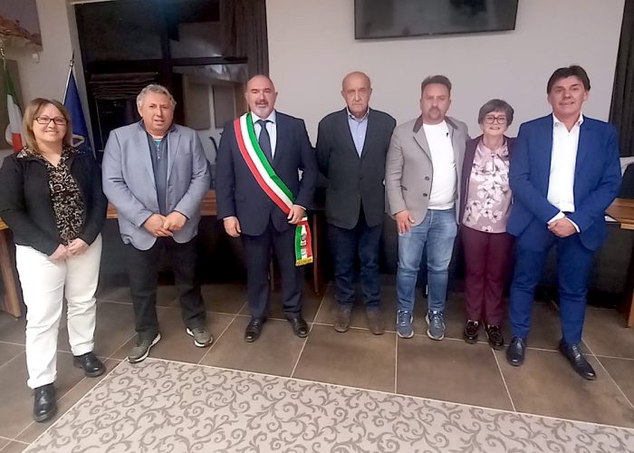 La Giunta comunale di Gressan guidata da René Cottino