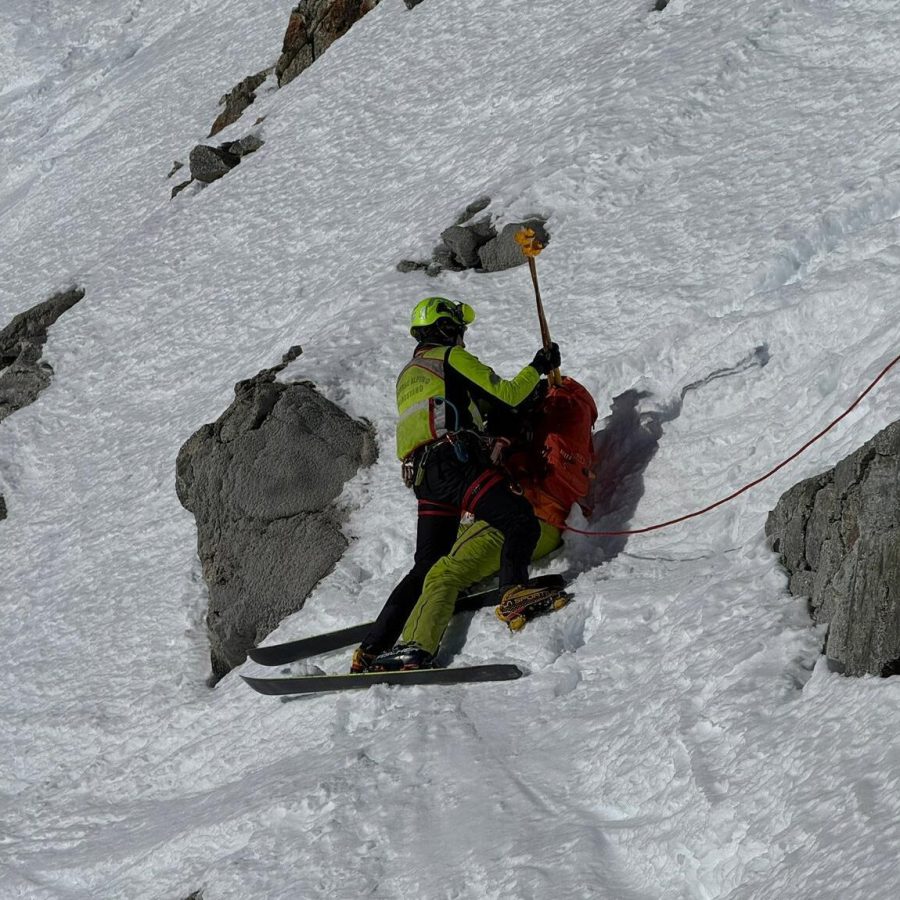 Recupero freeride Punta Helbronner