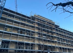 I lavori all'ex Liceo scientifico Bérard di via Consel des Commis, ad Aosta