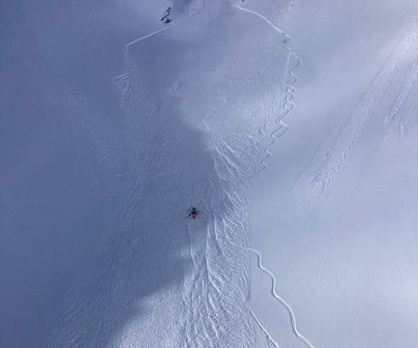 Valanga nei pressi del colle Malatrà