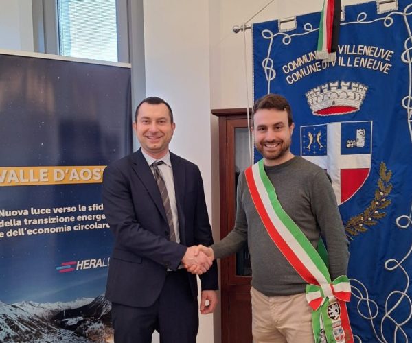 L'accordo tra Hera ed il Comune di Villeneuve per l'illuminazione pubblica