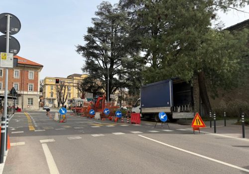 lavori teleriscaldamento via Festaz - lavori pubblici