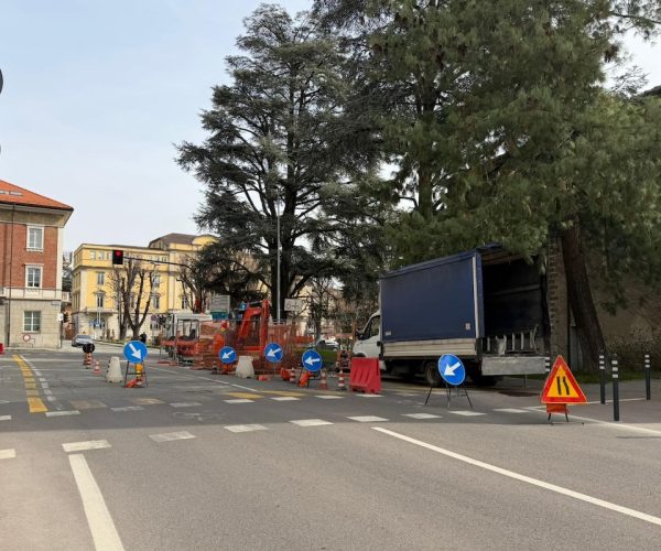 lavori teleriscaldamento via Festaz - lavori pubblici