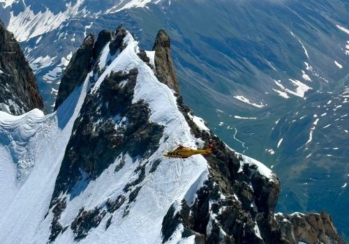 Il Soccorso alpino valdostano in azione