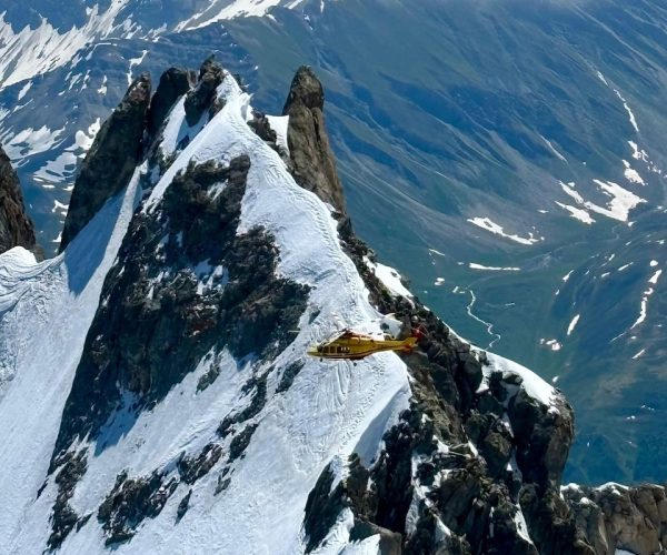 Il Soccorso alpino valdostano in azione