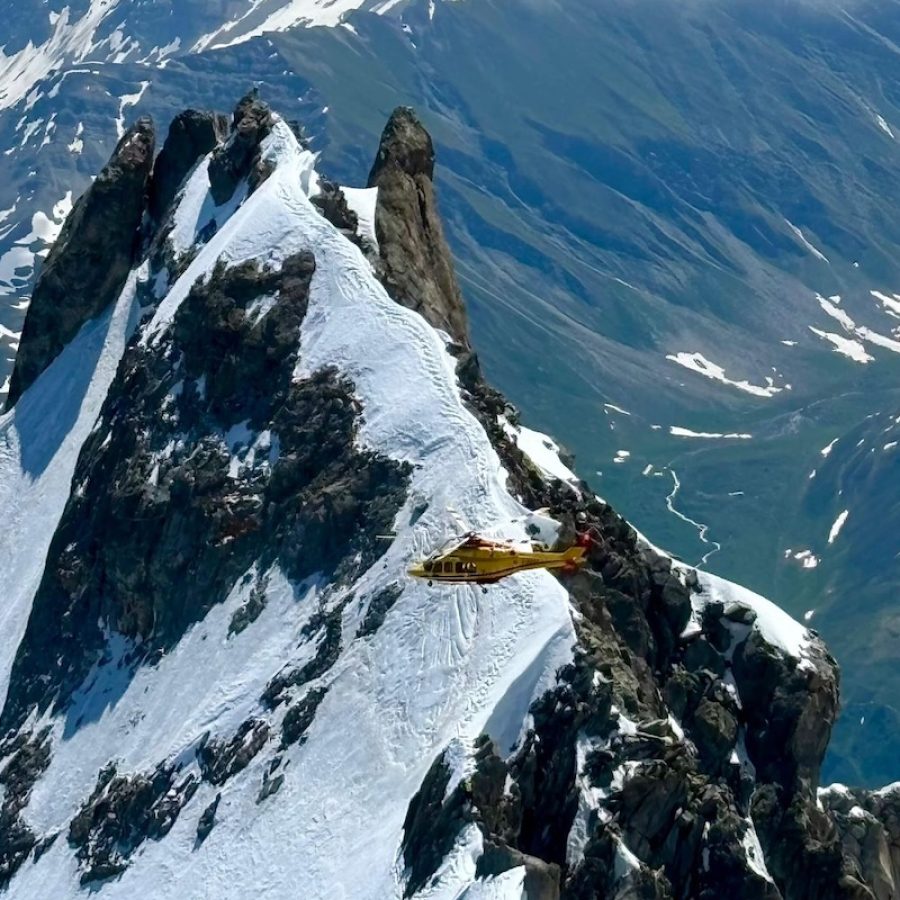 Il Soccorso alpino valdostano in azione