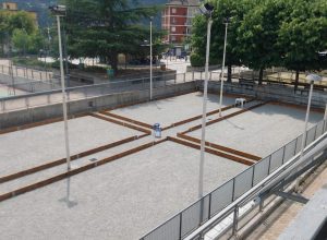 I nuovi campi di pétanque a Châtillon