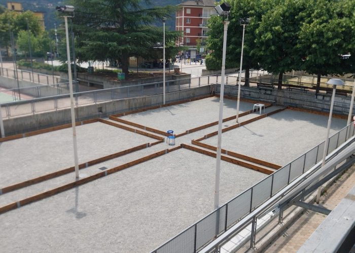 I nuovi campi di pétanque a Châtillon