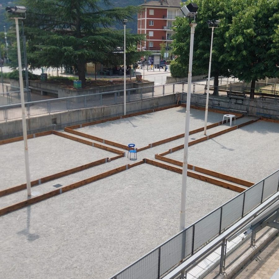 I nuovi campi di pétanque a Châtillon