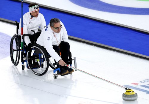 Wheelchair Curling Milano Cortina Winter Paralympic Games: Day
