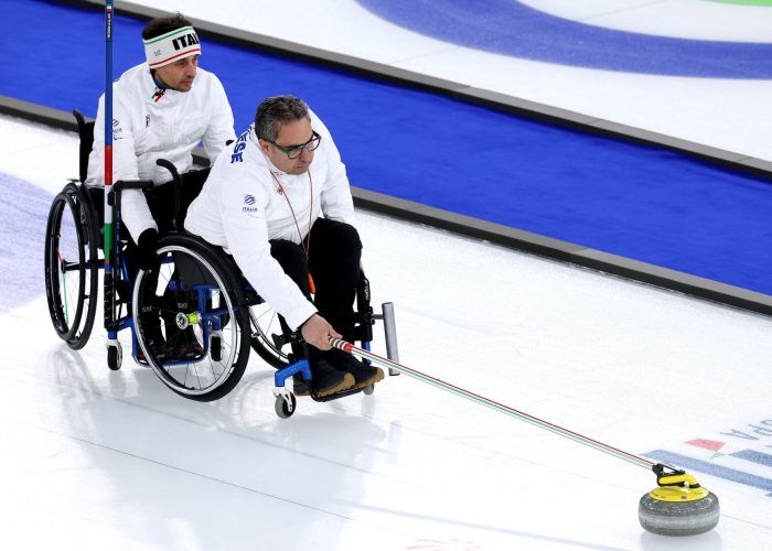 Wheelchair Curling Milano Cortina Winter Paralympic Games: Day
