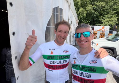 Wladimir Cuaz Herik Del Degan Campionato italiano vigili del fuoco ciclismo