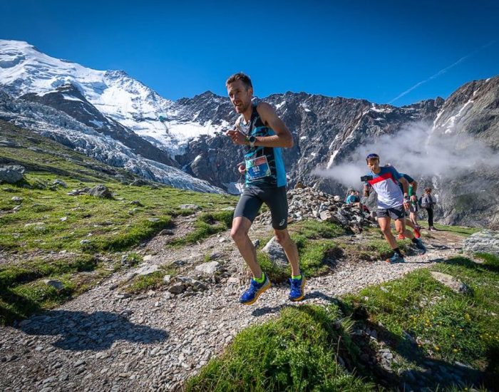 Xavier Chevrier Montée du Nid dAigle foto Facebook WMRA - Immagine di archivio