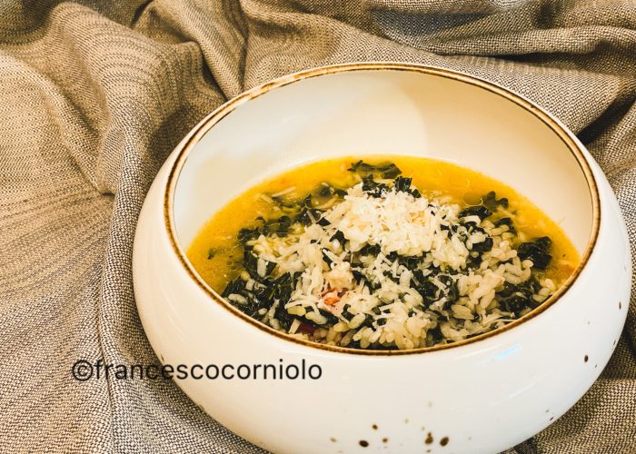 Zuppa di riso e cavolo nero