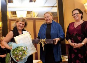 A sx l'imprenditrice Giuliana Rosset