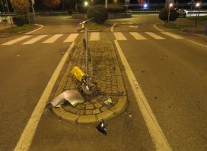 Alcuni danni provocati dal 38enne