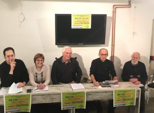 Gruppo promotore lista civica regionale  - da Sx De Gattis, Minelli, Meneghini, Milano e Gino